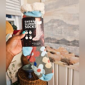 New Heat Trendz Sherpa Slumber Non- Slip Socks.